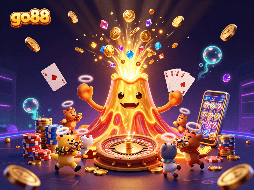 Win big with go88 in an exhilarating casino scene filled with treasures!
