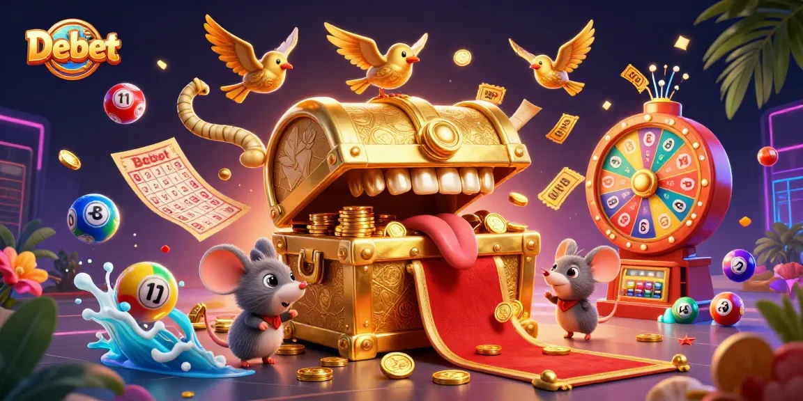 Debet offers exciting casino experiences with vibrant games, golden tickets, and dynamic lottery elements.