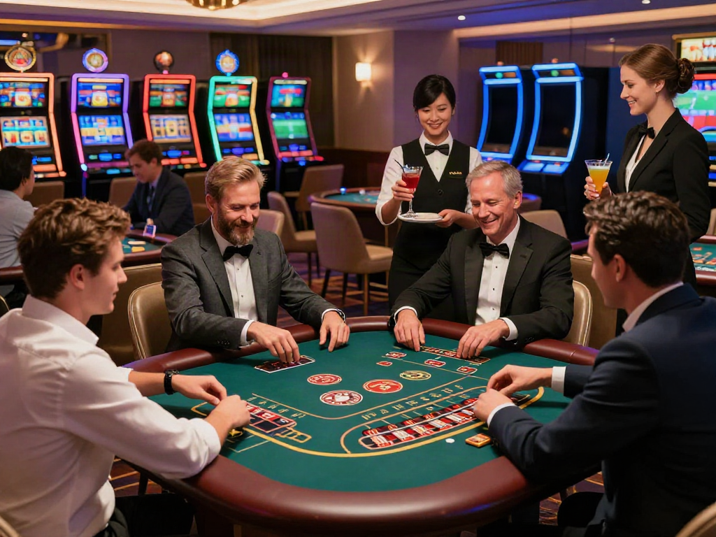 Exciting gaming experience at non gamstop casinos UK with players enjoying various games.