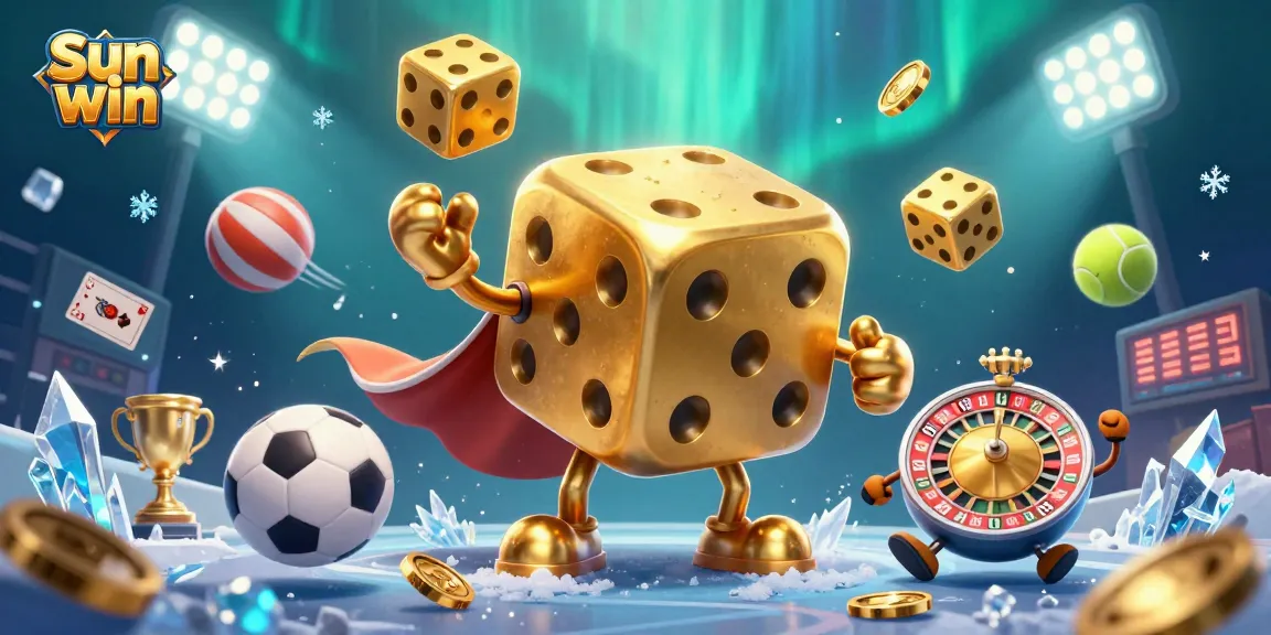 Engage with Sun win's thrilling gameplay featuring a dynamic 3D casino scene.