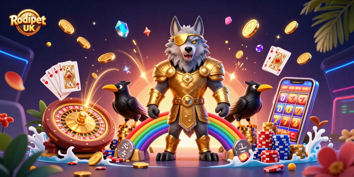 Spin and win at Rodipet UK casino with vibrant Norse mythology-themed gaming scene.