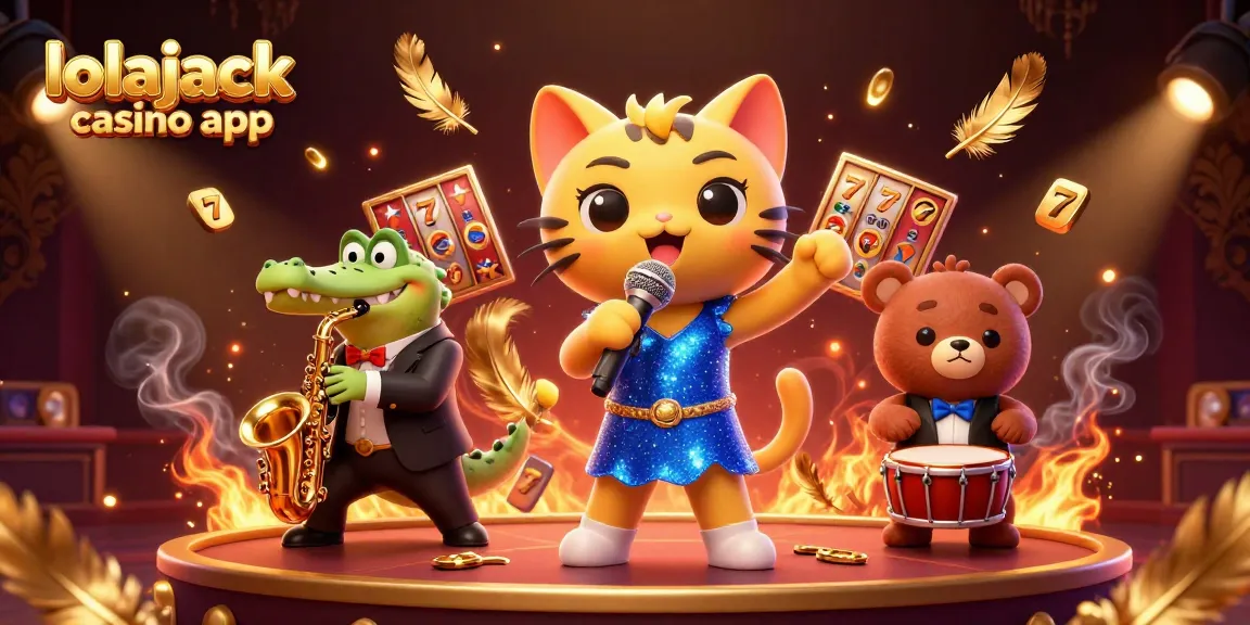 Play exciting games on the lolajack casino app, with engaging characters and dynamic visuals.