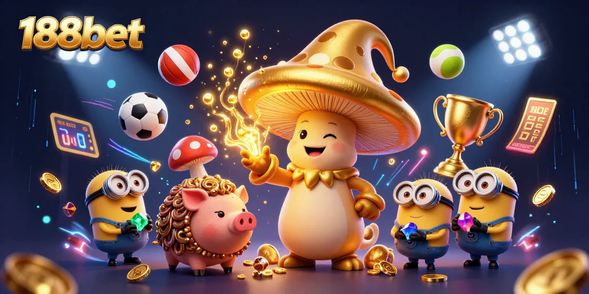 Experience the thrilling action of 188bet with dynamic sports elements and magical treasures.