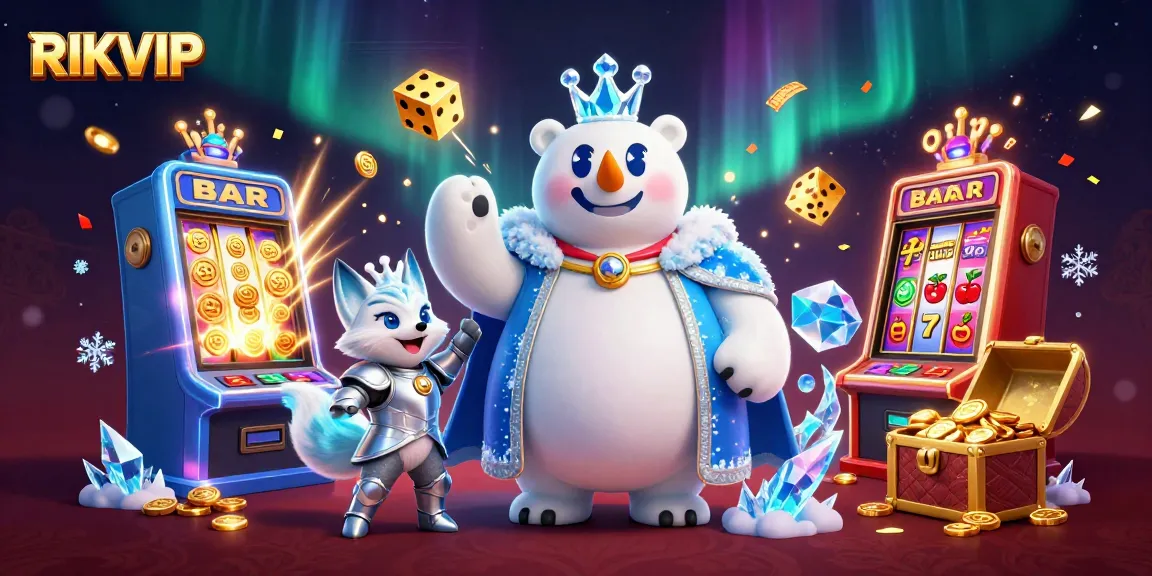 Spin the reels with RIKVIP's engaging casino games featuring vibrant characters and dynamic elements!