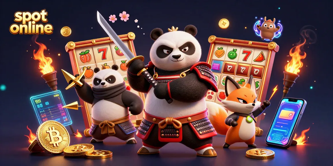 Engage with exciting slot online games featuring samurai panda, ninja fox, and enchanting elements.
