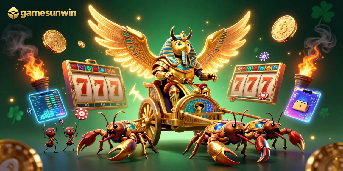 Experience thrilling gameplay at gamesunwin with vibrant 3D characters and lively slot elements.