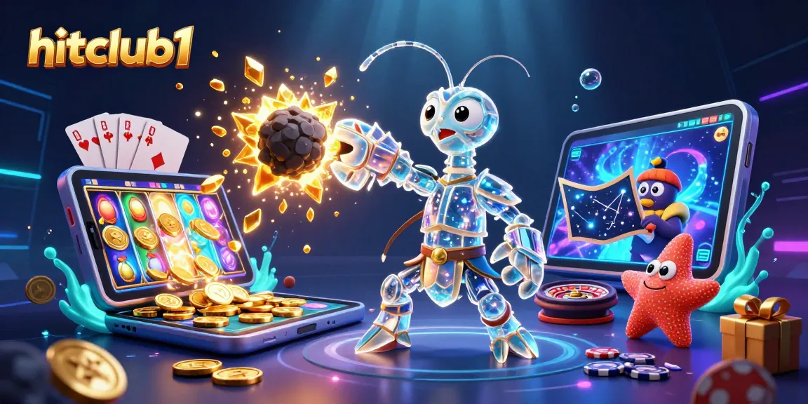 Experience thrilling wins at hitclub1 with a galactic samurai and vibrant casino elements.