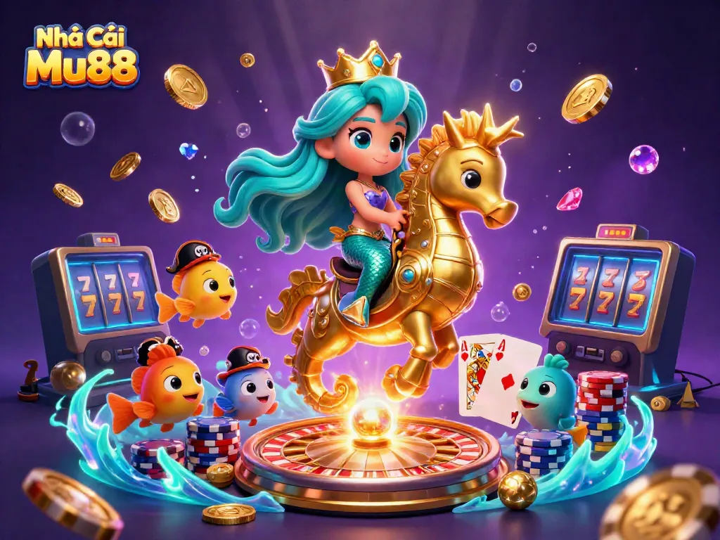 Experience thrilling gameplay at Nhà Cái Mu88 with vibrant casino elements and dazzling graphics.