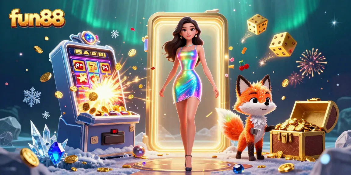 Join the excitement at fun88 with vibrant casino visuals bursting with jackpots and vivid characters.