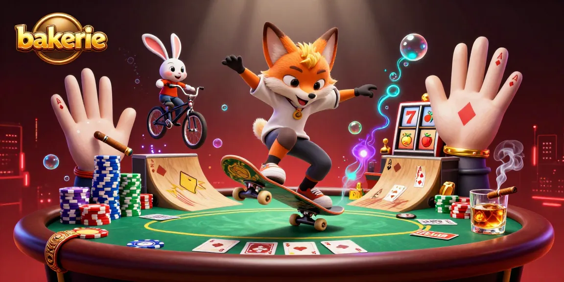 Experience the excitement at bakerie casinos with vibrant illustrations of gaming strategies and fun.