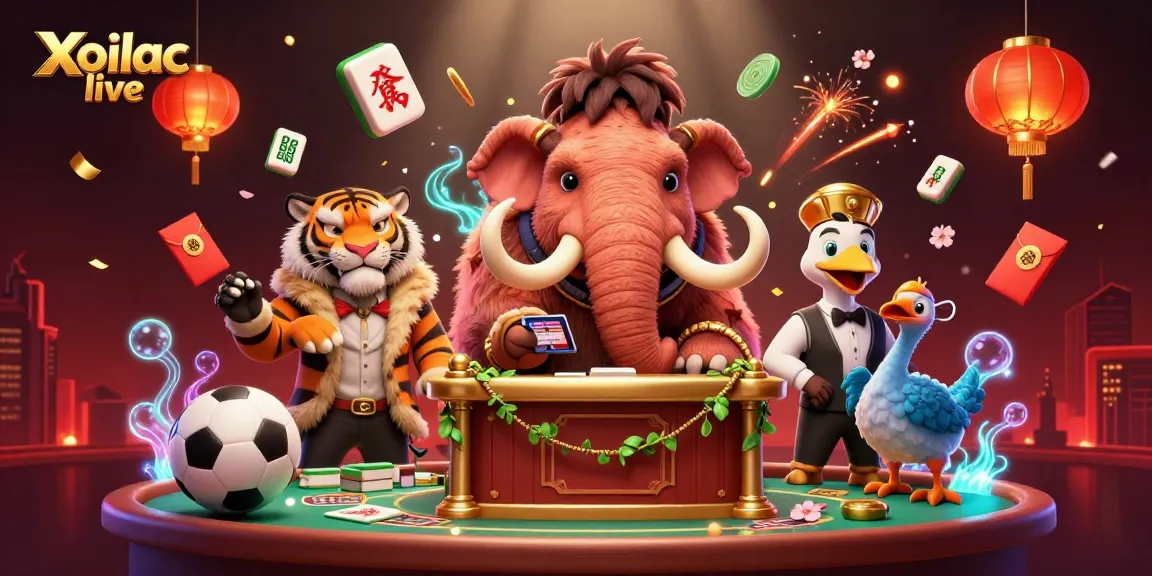 Xoilac live brings excitement with vibrant sports gambling characters and dynamic game elements.