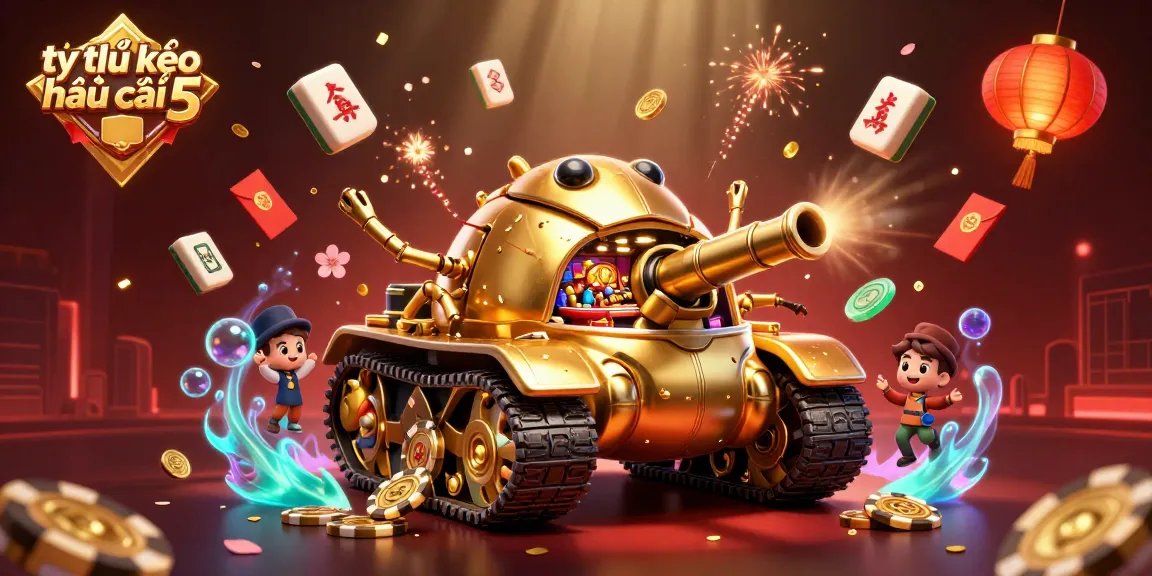 Engage with tỷ lệ kèo nhà cái 5 through an immersive 3D casino scene filled with action and rewards.