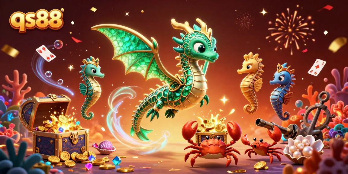 Engage with the extraordinary world of qs88 as a sea dragon navigates through riches and excitement.