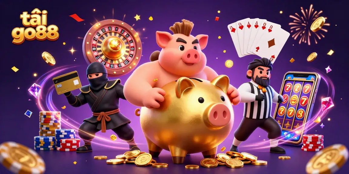 Play exciting games at tải go88 with fun-filled gaming characters and golden coins!